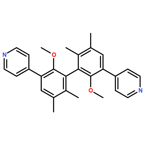 Pyridine, 4,4'-[(1S)-2,2'-dimethoxy-5,5',6,6'-tetramethyl[1,1'-biphenyl]-3,3'-diyl]bis-