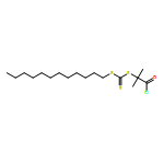 Carbonotrithioic acid, 1-(chlorocarbonyl)-1-methylethyl dodecyl ester