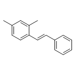 Benzene, 2,4-dimethyl-1-(2-phenylethenyl)-, (E)-