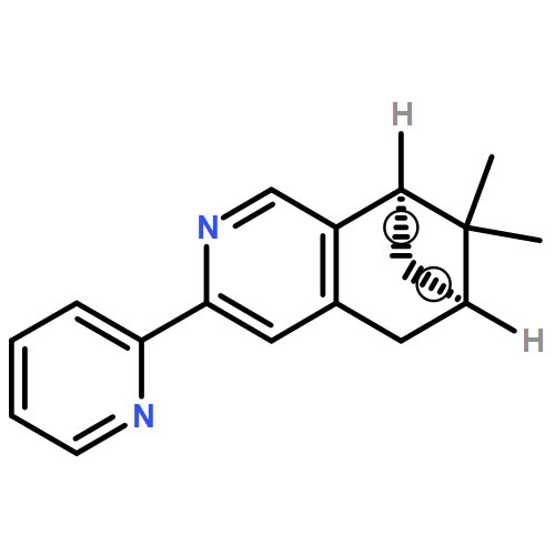 6,8-Methanoisoquinoline,5,6,7,8-tetrahydro-7,7-dimethyl-3-(2-pyridinyl)-, (6R,8R)-