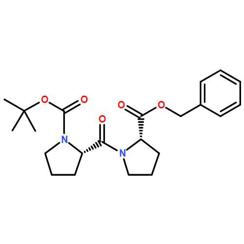 L-Proline, 1-[(1,1-dimethylethoxy)carbonyl]-L-prolyl-, phenylmethyl ester