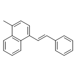 Naphthalene, 1-methyl-4-(2-phenylethenyl)-, (E)-