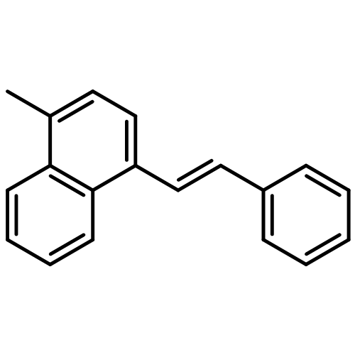 Naphthalene, 1-methyl-4-(2-phenylethenyl)-, (E)-