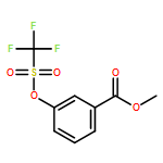 Benzoic acid, 3-[[(trifluoromethyl)sulfonyl]oxy]-, methyl ester