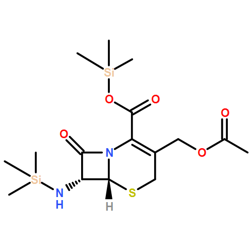 5-Thia-1-azabicyclo[4.2.0]oct-2-ene-2-carboxylic acid, 3-[(acetyloxy)methyl]-8-oxo-7-[(trimethylsilyl)amino]-, trimethylsilyl ester, (6R,7R)-