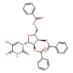 Uridine, 5-bromo-, 2',3',5'-tribenzoate