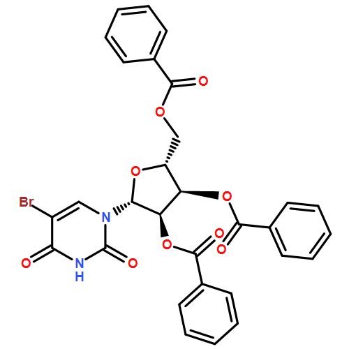 Uridine, 5-bromo-, 2',3',5'-tribenzoate