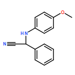 Benzeneacetonitrile, α-[(4-methoxyphenyl)amino]-