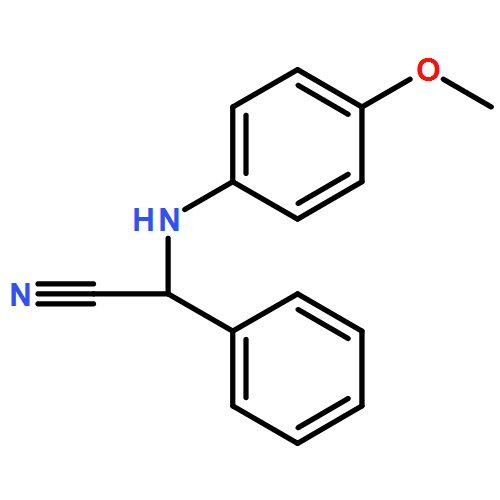 Benzeneacetonitrile, α-[(4-methoxyphenyl)amino]-