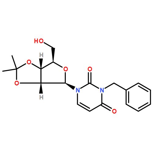 Uridine, 2',3'-O-(1-methylethylidene)-3-(phenylmethyl)-