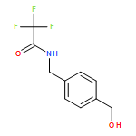 Acetamide, 2,2,2-trifluoro-N-[[4-(hydroxymethyl)phenyl]methyl]- 