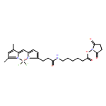 3-Bodipy-propanoylaminocaproic Acid, N-Hydroxysuccinimide Ester