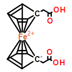 Ferrocene, 1,1'-bis(carboxymethyl)-