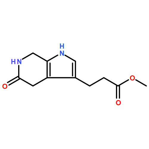 1H-Pyrrolo[2,3-c]pyridine-3-propanoic acid, 4,5,6,7-tetrahydro-5-oxo-, methyl ester