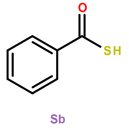 Benzenecarbothioic acid, antimony(3 ) salt (3:1)