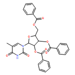 Uridine, 5-methyl-, 2',3',5'-tribenzoate