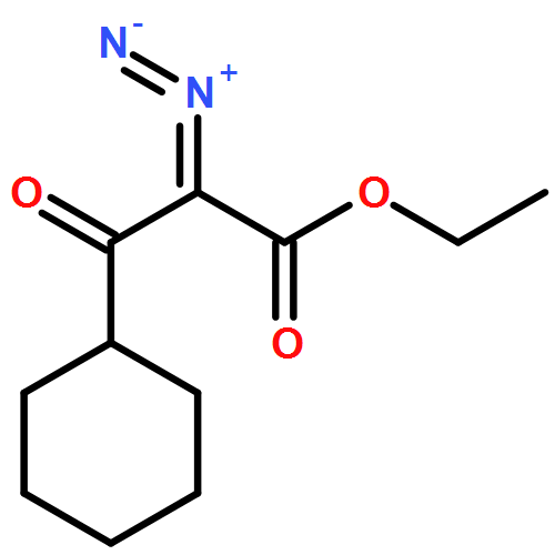 Cyclohexanepropanoic acid, α-diazo-β-oxo-, ethyl ester