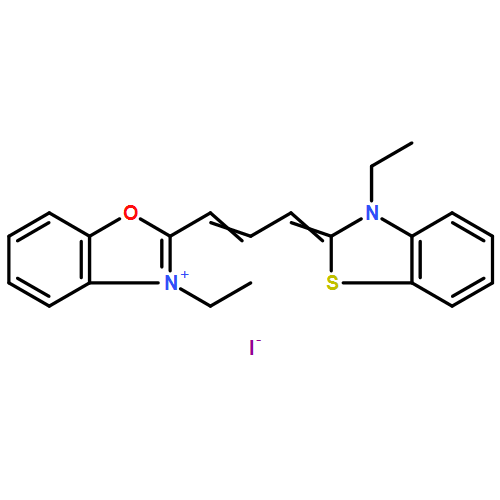 Benzoxazolium,3-ethyl-2-[3-(3-ethyl-2(3H)-benzothiazolylidene)-1-propenyl]-, iodide