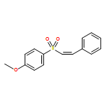 Benzene, 1-methoxy-4-[(2-phenylethenyl)sulfonyl]-, (Z)- (9CI)