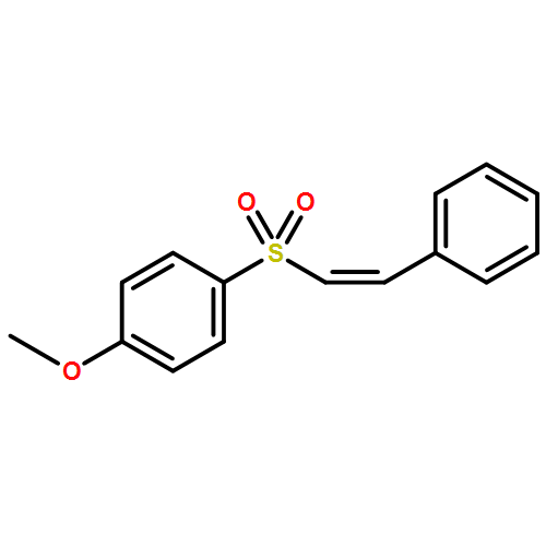 Benzene, 1-methoxy-4-[(2-phenylethenyl)sulfonyl]-, (Z)- (9CI)