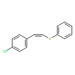 Benzene, 1-chloro-4-[(1Z)-2-(phenylthio)ethenyl]-