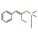 Benzene, [(1E)-2-methoxy-2-[(trimethylsilyl)oxy]ethenyl]-