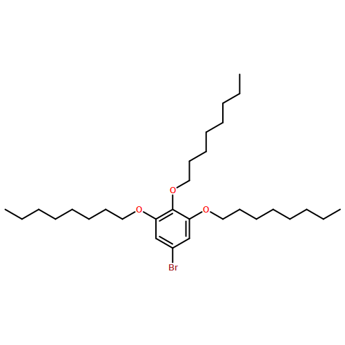 Benzene, 5-bromo-1,2,3-tris(octyloxy)-