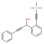 Benzenemethanol, α-(2-phenylethynyl)-2-[2-(trimethylsilyl)ethynyl]-