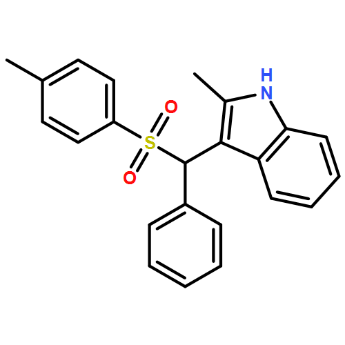 1H-Indole, 2-methyl-3-[[(4-methylphenyl)sulfonyl]phenylmethyl]-