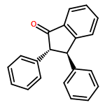 1H-Inden-1-one, 2,3-dihydro-2,3-diphenyl-, (2R,3R)-rel-