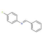 Benzenamine, 4-fluoro-N-(phenylmethylene)-