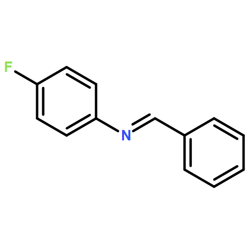 Benzenamine, 4-fluoro-N-(phenylmethylene)-