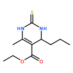 5-Pyrimidinecarboxylic acid,1,2,3,4-tetrahydro-6-methyl-4-propyl-2-thioxo-, ethyl ester