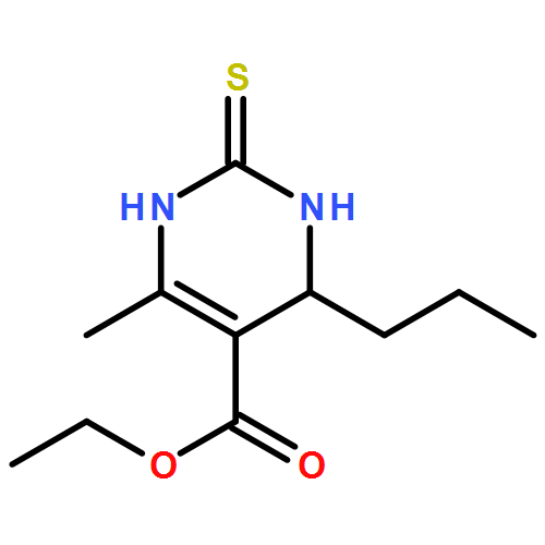 5-Pyrimidinecarboxylic acid,1,2,3,4-tetrahydro-6-methyl-4-propyl-2-thioxo-, ethyl ester