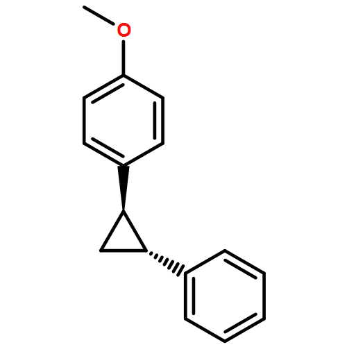 Benzene, 1-methoxy-4-(2-phenylcyclopropyl)-, trans-