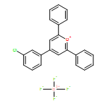 Pyrylium, 4-(3-chlorophenyl)-2,6-diphenyl-, tetrafluoroborate(1-) (1:1)