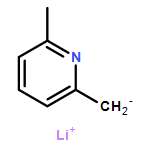 Pyridine, 2,6-dimethyl-, ion(1-), lithium (9CI)