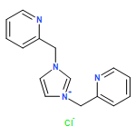 1H-Imidazolium, 1,3-bis(2-pyridinylmethyl)-, chloride