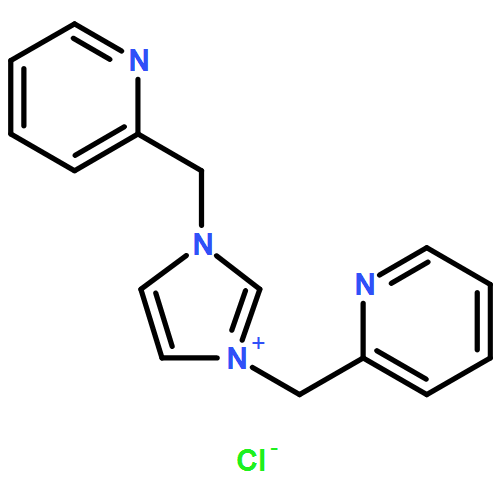 1H-Imidazolium, 1,3-bis(2-pyridinylmethyl)-, chloride