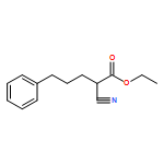 Benzenepentanoic acid, α-cyano-, ethyl ester