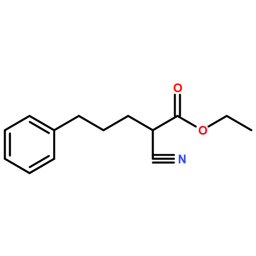 Benzenepentanoic acid, α-cyano-, ethyl ester