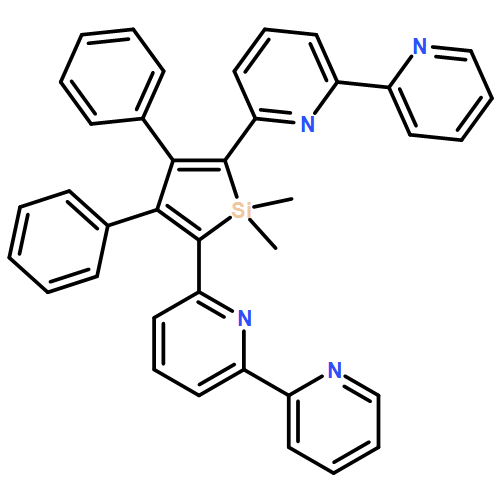 2,2'-Bipyridine, 6-(5-[2,2'-bipyridin]-6-yl-1,1-dimethyl-3,4-diphenylsilacyclopenta-2,4-dien-2-yl)-