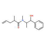 4-Pentenamide, N-[(1R,2R)-2-hydroxy-1-methyl-2-phenylethyl]-N,2-dimethyl-, (2S)-