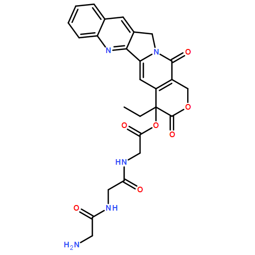 Glycine, glycylglycyl-, (4S)-4-ethyl-3,4,12,14-tetrahydro-3,14-dioxo-1H-pyrano[3',4':6,7]indolizino[1,2-b]quinolin-4-yl ester