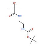 Carbamic acid, N-[2-[(2-bromo-2-methyl-1-oxopropyl)amino]ethyl]-, 1,1-dimethylethyl ester