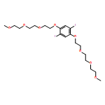 Benzene, 1,4-diiodo-2,5-bis[2-[2-(2-methoxyethoxy)ethoxy]ethoxy]-