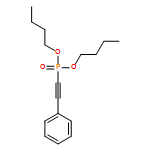 Phosphonic acid, P-(2-phenylethynyl)-, dibutyl ester