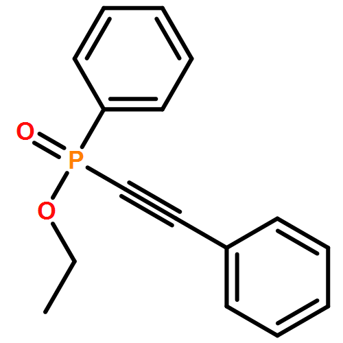 Phosphinic acid, phenyl(phenylethynyl)-, ethyl ester (9CI)