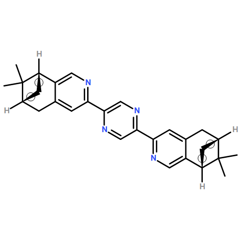 6,8-Methanoisoquinoline,3,3'-(2,5-pyrazinediyl)bis[5,6,7,8-tetrahydro-7,7-dimethyl-,(6R,6'R,8R,8'R)-