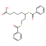 Octanoic acid, 6,8-bis(benzoylthio)-